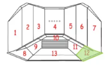 BRIQUE REFRACTAIRE N°12 8170 et 8175 BRIQUES PIECES DETACHEES SERVICE APRES VENTE