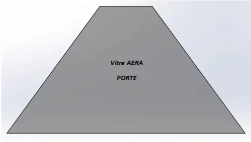 VITRE AERA PORTE SCHEMA