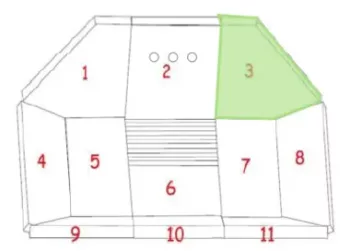 BRIQUE REFRACTAIRE N°3 AERA PIECES DETACHEES